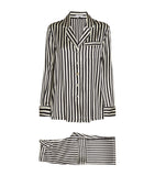 Silk Striped Lila Pyjama Set GOODS Harrods   