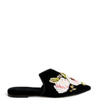 Velvet Embellished Contessa Slippers GOODS Harrods   