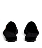 Velvet Embellished Contessa Slippers GOODS Harrods   