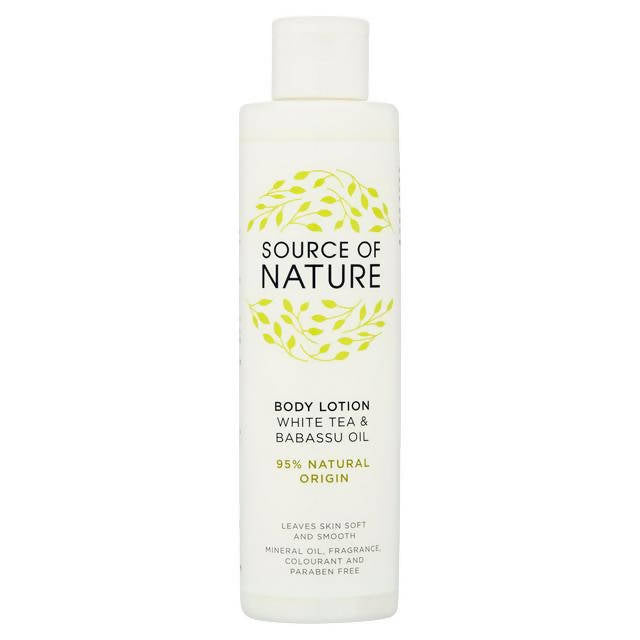 Source of Nature Body Lotion White Tea & Babassu Oil 200ml body cream & moisturisers Sainsburys   