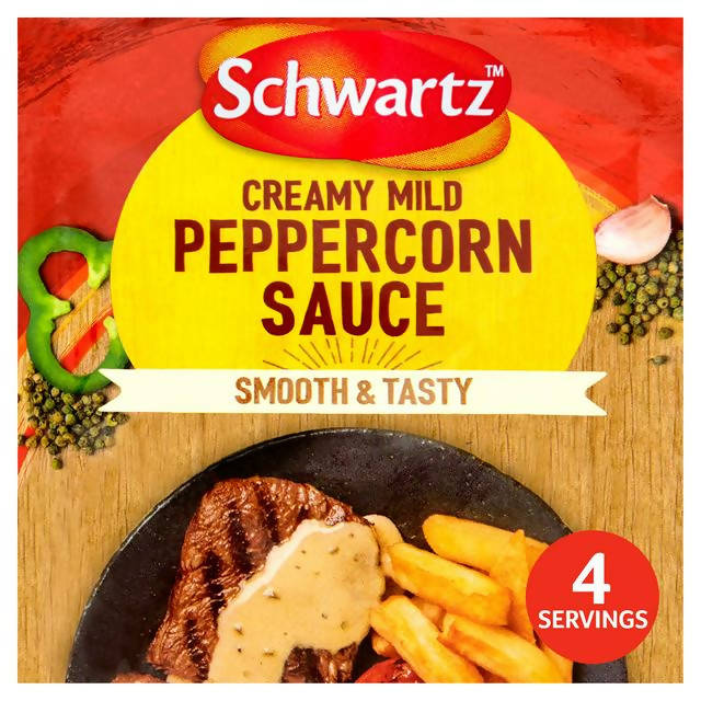 Schwartz Mild Creamy Peppercorn Sauce Mix 25g