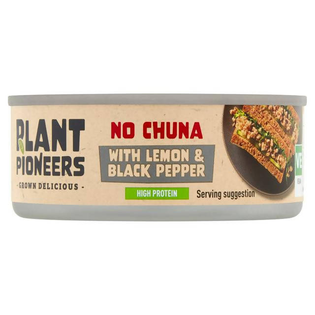 Plant Pioneers No Chuna with Lemon & Black Pepper 110g - McGrocer