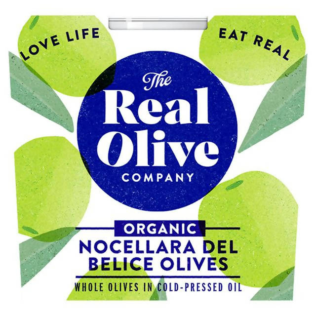 The Real Olive Company Organic Nocellara Del Belice Olives 210g Olives & antipasti Sainsburys   