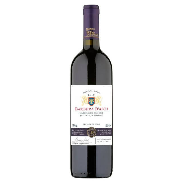 Sainsbury's Barbera d'Asti, Taste The Difference 75cl