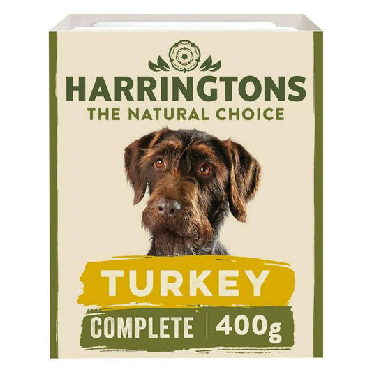 Harringtons Grain Free Turkey & Veg Complete Adult Dog Food 400g - McGrocer