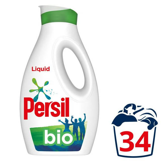 Persil Bio Laundry Washing Liquid Detergent 34 Washes 918ml detergents & washing powder Sainsburys   