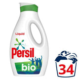 Persil Bio Laundry Washing Liquid Detergent 34 Washes 918ml detergents & washing powder Sainsburys   