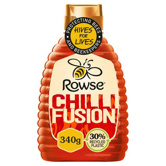 Rowse Chilli Fusion Honey Infused with Birds Eye & Guajillo Chillies 340g