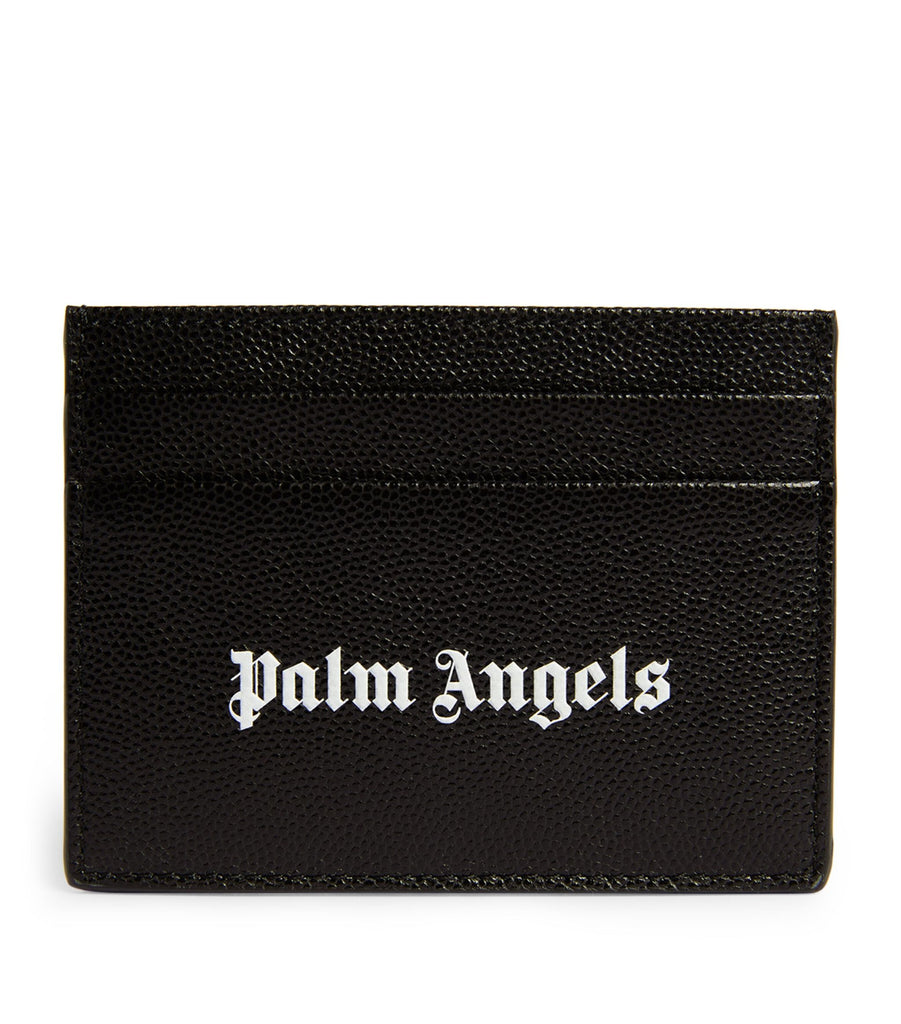 Caviar Leather Logo Card Holder