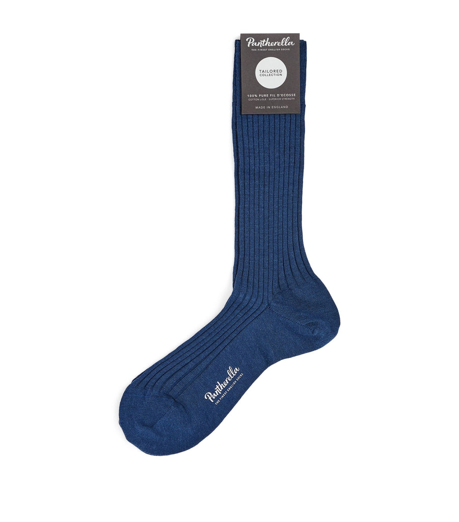 Wool-Blend Ribbed Socks