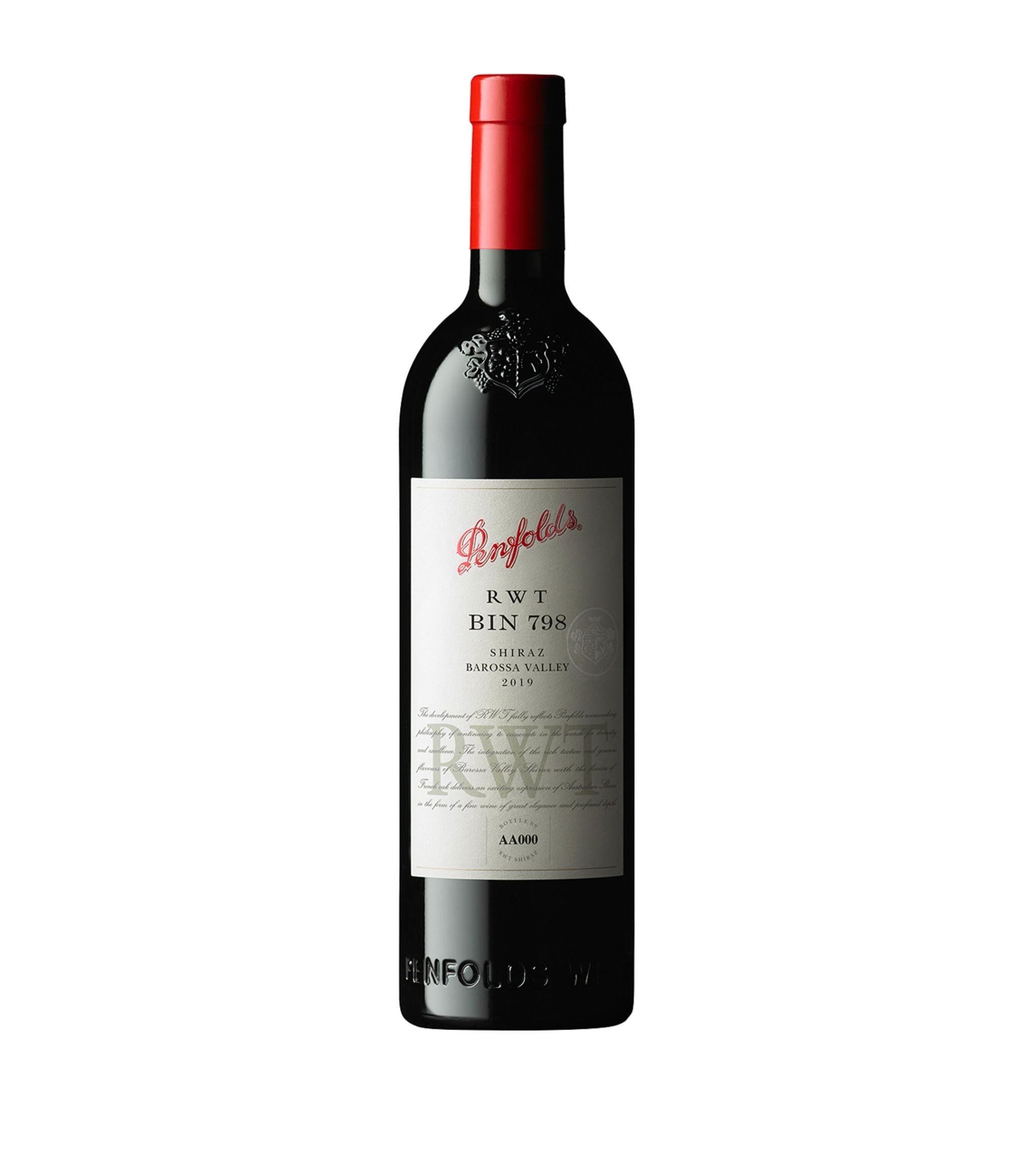 RWT Bin 798 Shiraz 2019 (75cl) – Barossa Valley, Southern Australia GOODS Harrods   