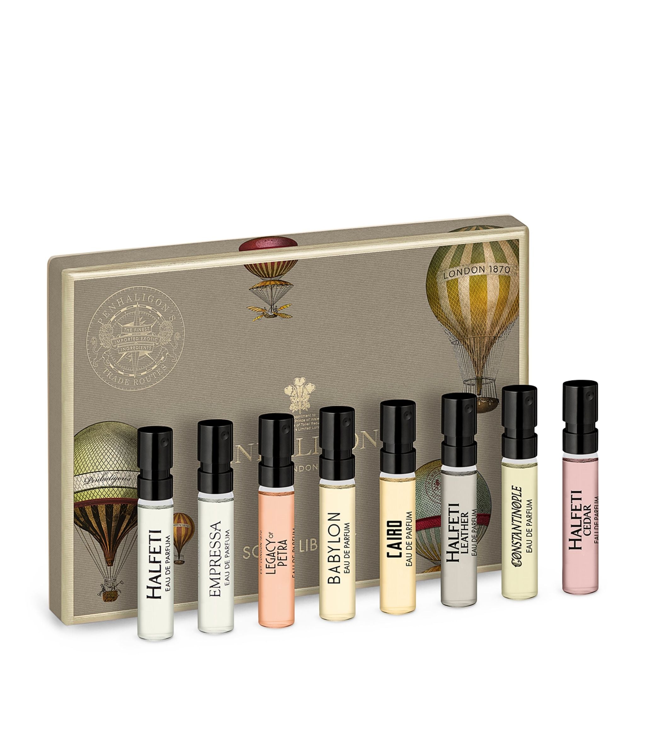 Trade Route Scent Library Fragrance Gift Set (8 x 2ml) GOODS Harrods   