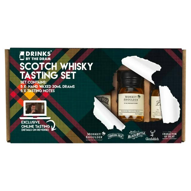 Drinks By The Dram Scotch Whisky Tasting Set 5x30ml All spirits & liqueurs Sainsburys   