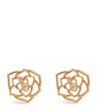 Rose Gold and Diamond Rose Earrings GOODS Harrods   