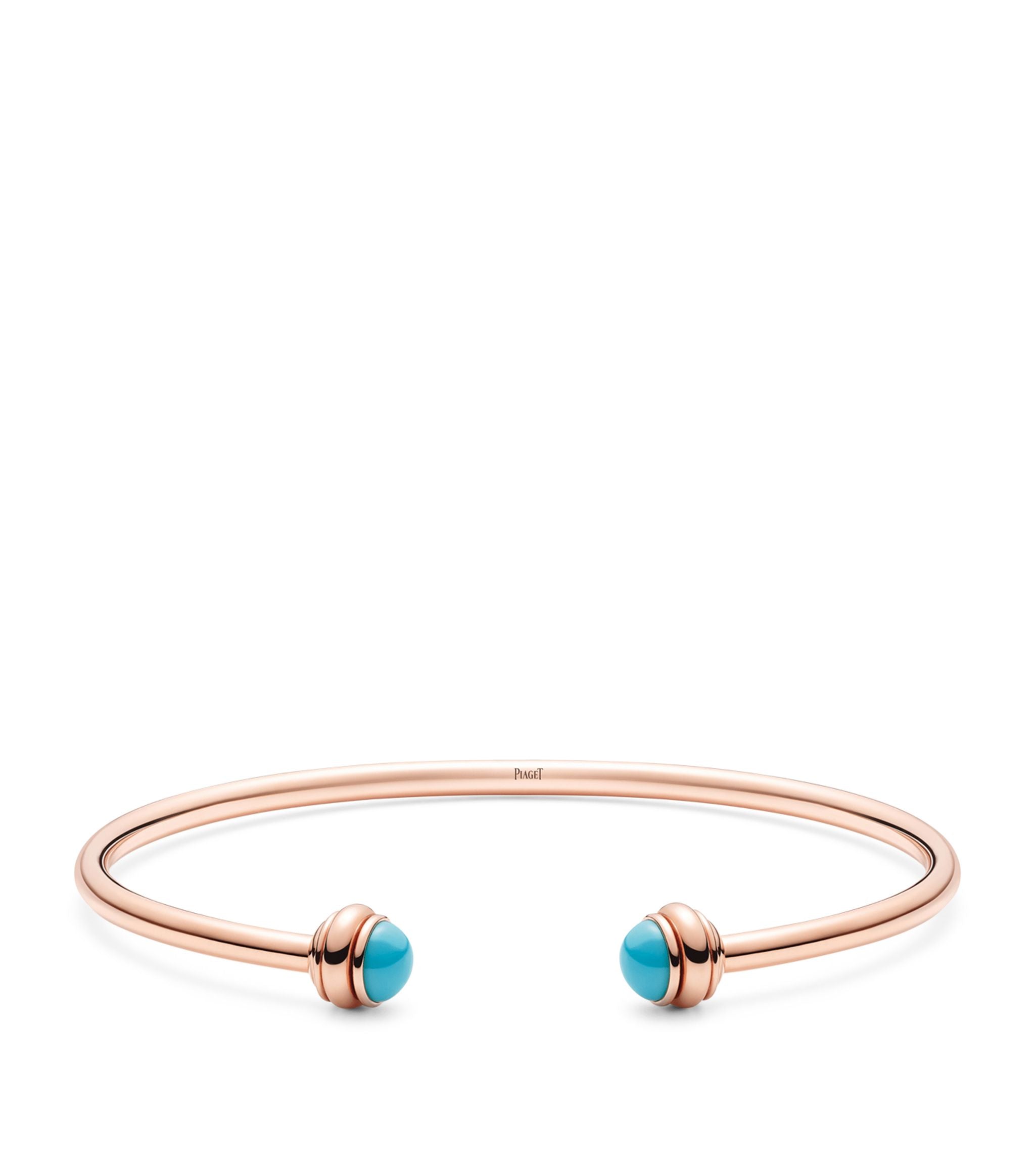 Rose Gold and Turquoise Possession Bangle Miscellaneous Harrods   