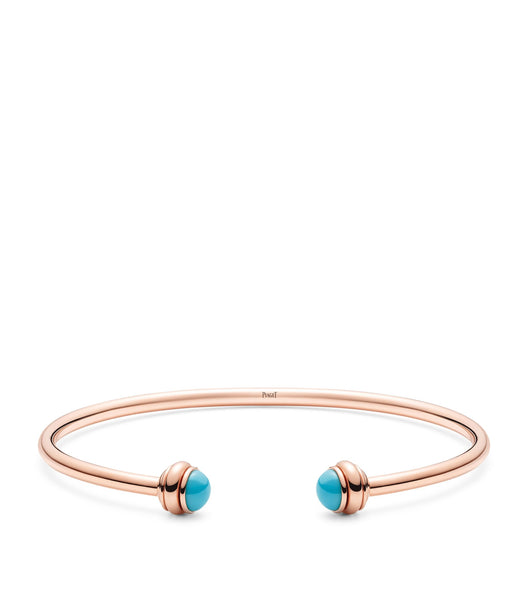 Rose Gold and Turquoise Possession Bangle McGrocer