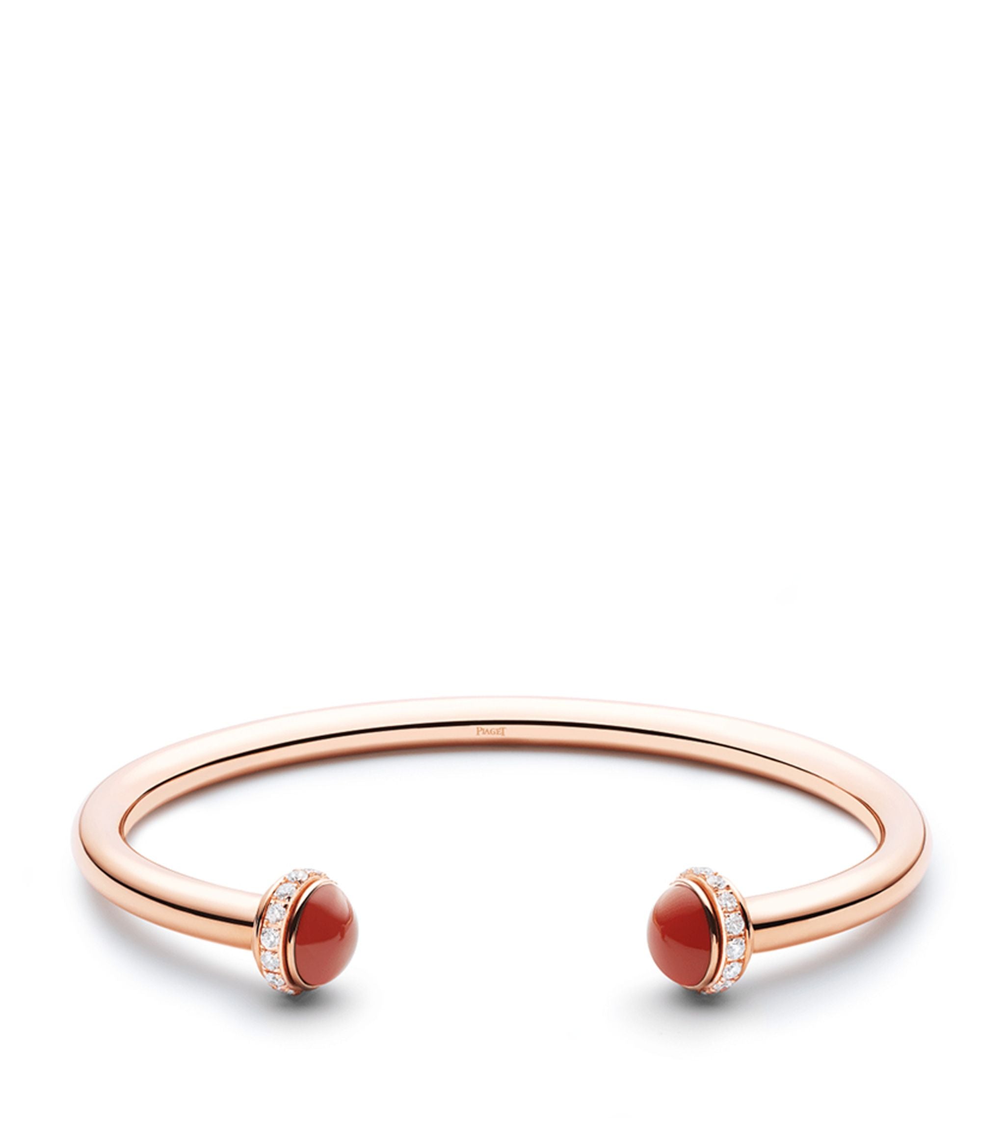 Rose Gold, Carnelian and Diamond Possesion Bangle Miscellaneous Harrods   