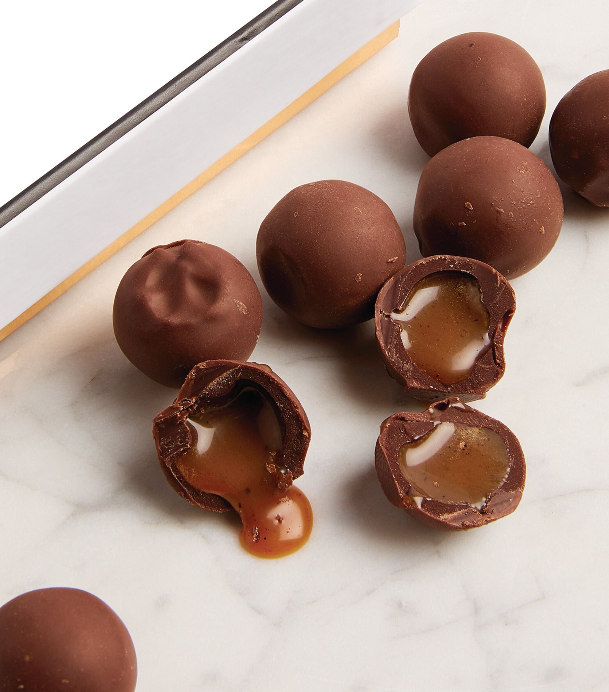 18-Piece Salted Caramel Truffle Box (108g) GOODS Harrods   