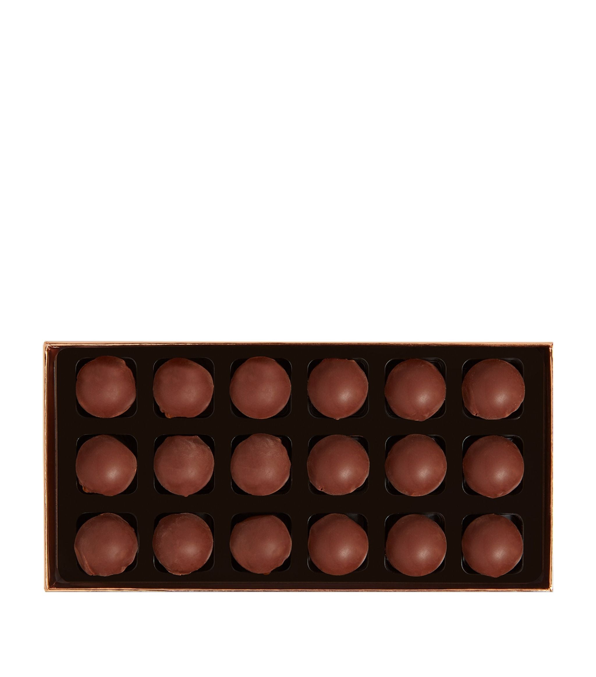 18-Piece Salted Caramel Truffle Box (108g) GOODS Harrods   