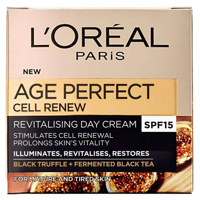 L'Oreal Paris Age Perfect Cell Renew Day Cream SPF 15 50ml All Sainsburys   