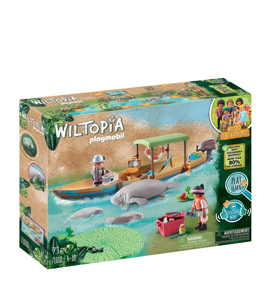 Wiltopia Amazon River Boat and Manatees