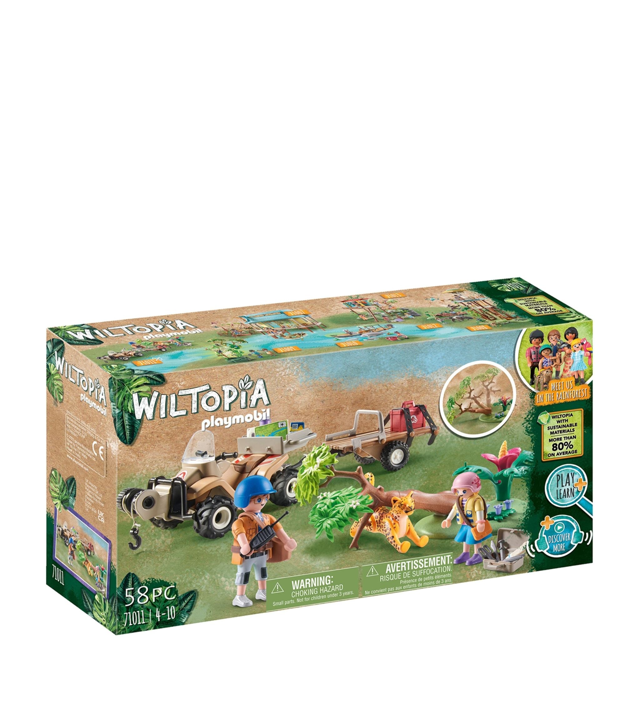 Wiltopia Animal Rescue Quad and Trailer GOODS Harrods   