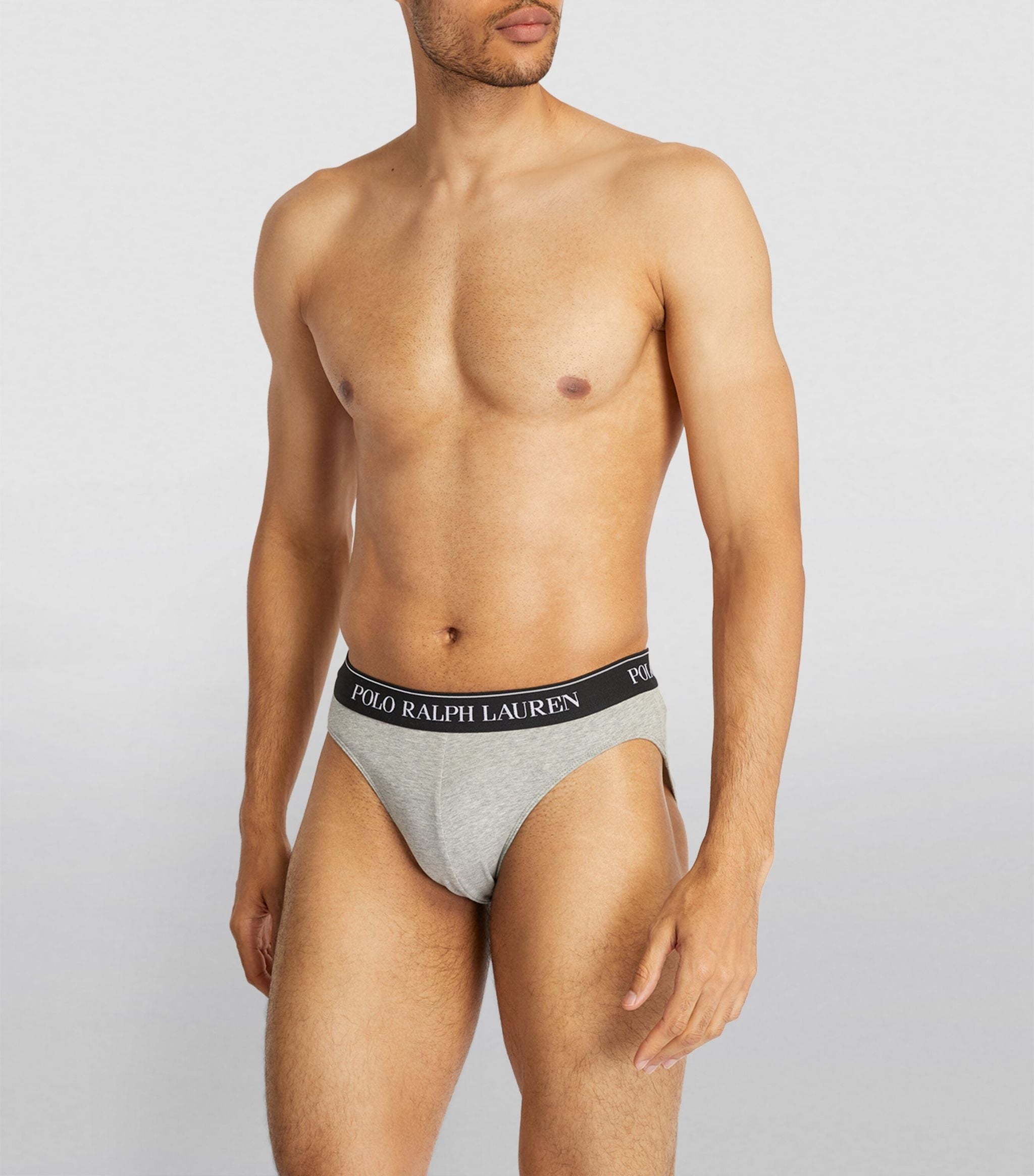 Stretch-Cotton Low-Rise Briefs (Pack of 3) GOODS Harrods   