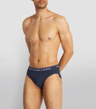 Stretch-Cotton Low-Rise Briefs (Pack of 3) GOODS Harrods   