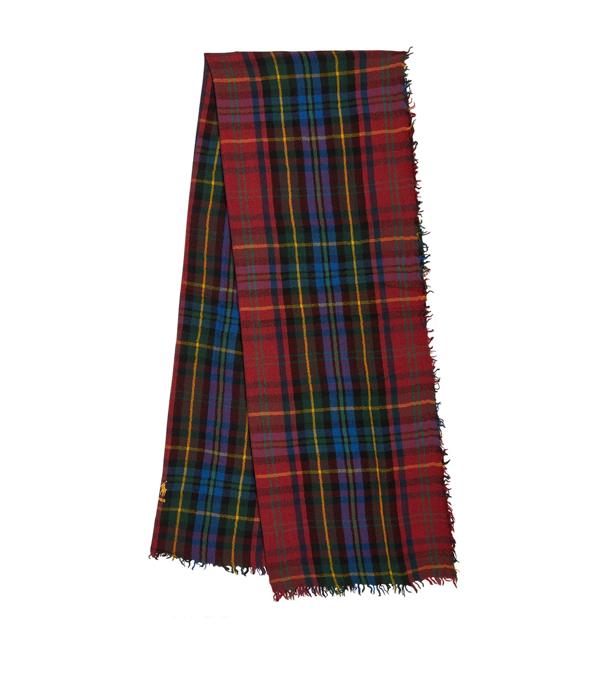 Wool Tartan Scarf GOODS Harrods   