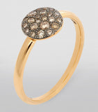 Rose Gold and Diamond Sabbia Ring Miscellaneous Harrods   