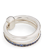 White Gold and Sapphire Pomellato Together Ring GOODS Harrods   