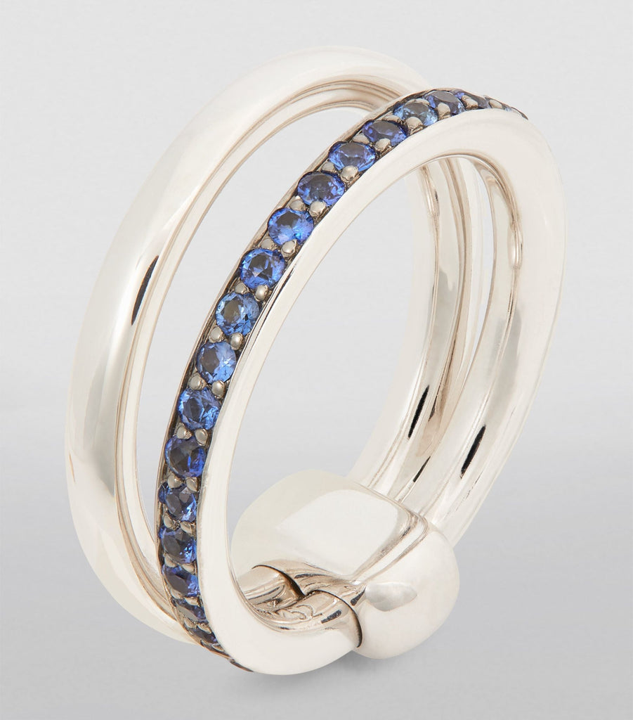 White Gold and Sapphire Pomellato Together Ring