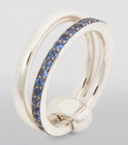 White Gold and Sapphire Pomellato Together Ring GOODS Harrods   