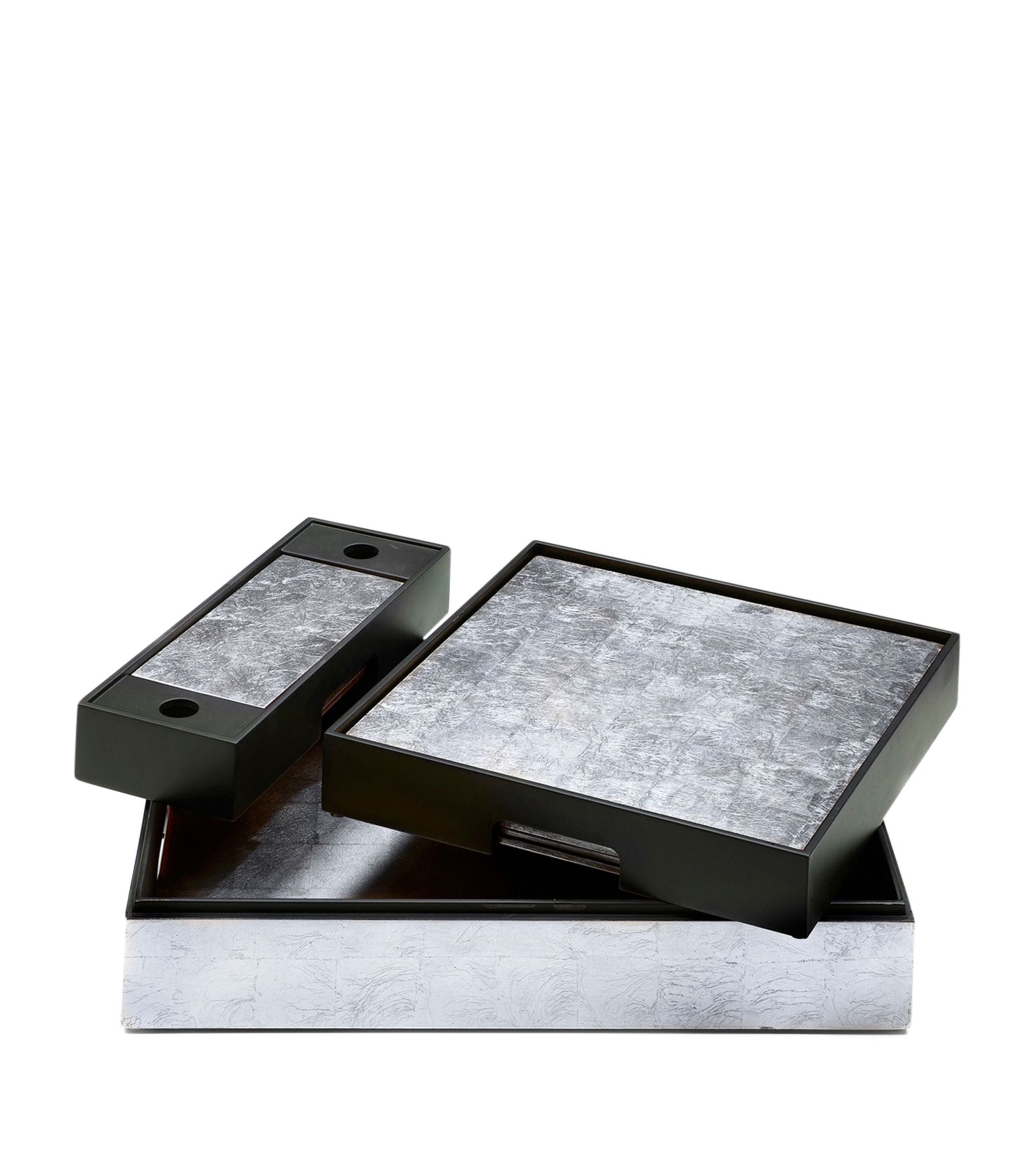 Silver Leaf Matbox (Set of 8) GOODS Harrods   