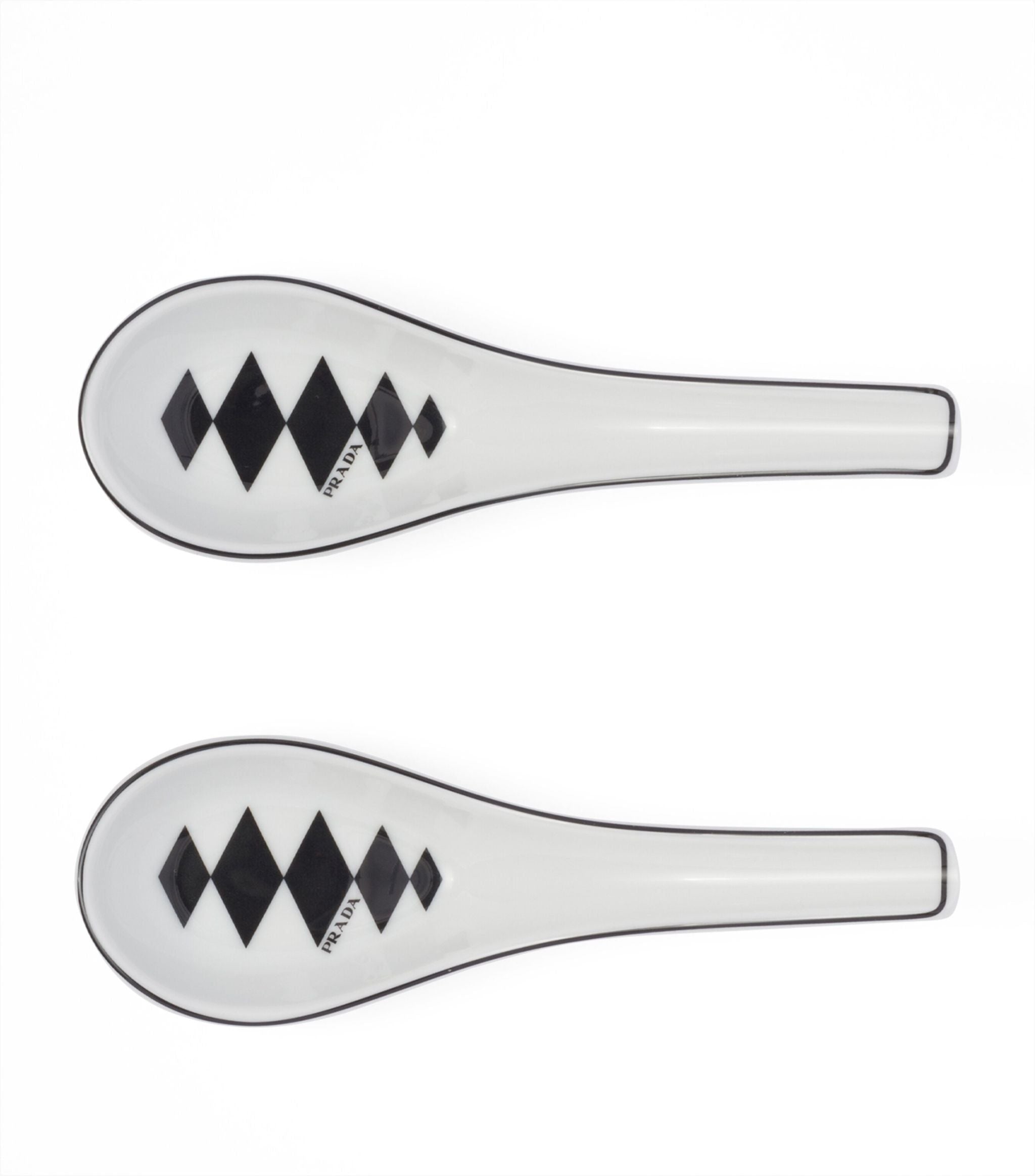 Chequerboard Spoons (Set of 2) GOODS Harrods   