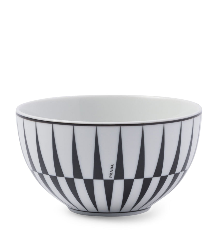 Set of 2 Stripes Cereal Bowls (12cm)