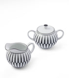 Stripes Creamer Jug and Sugar Pot Set GOODS Harrods   