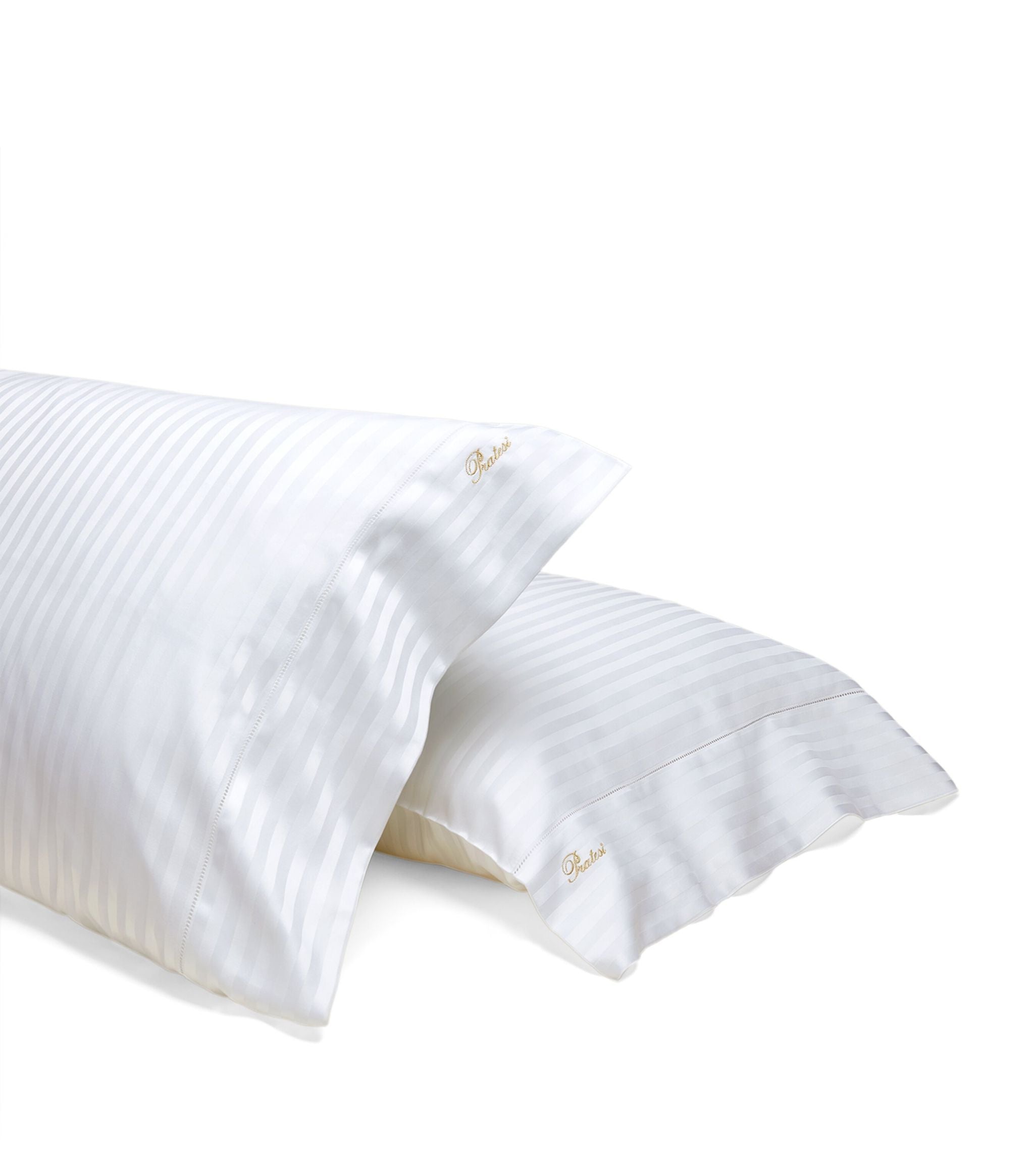 Raso Rigato Bolster Pillowcase (13cm x 41cm) GOODS Harrods   