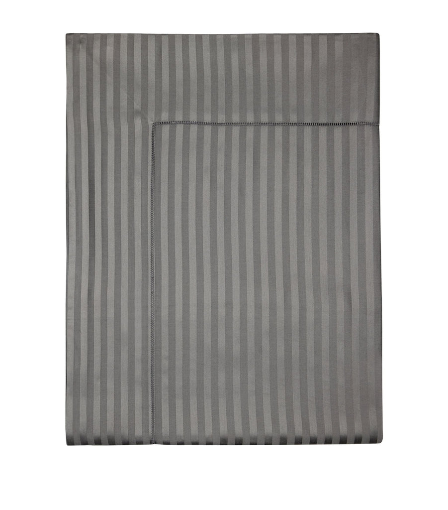 Raso Rigato King Flat Sheet (275cm x 275cm)