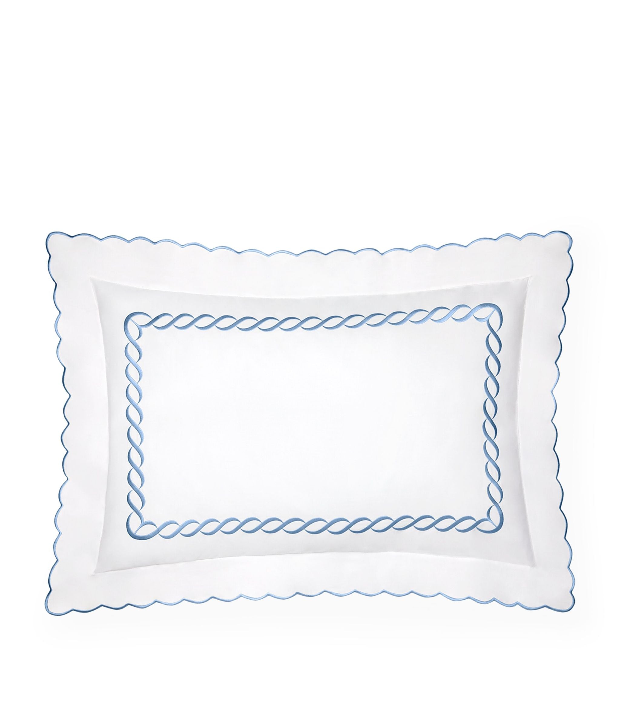 Treccia Oxford Pillowcase (50cm x 90cm) GOODS Harrods   