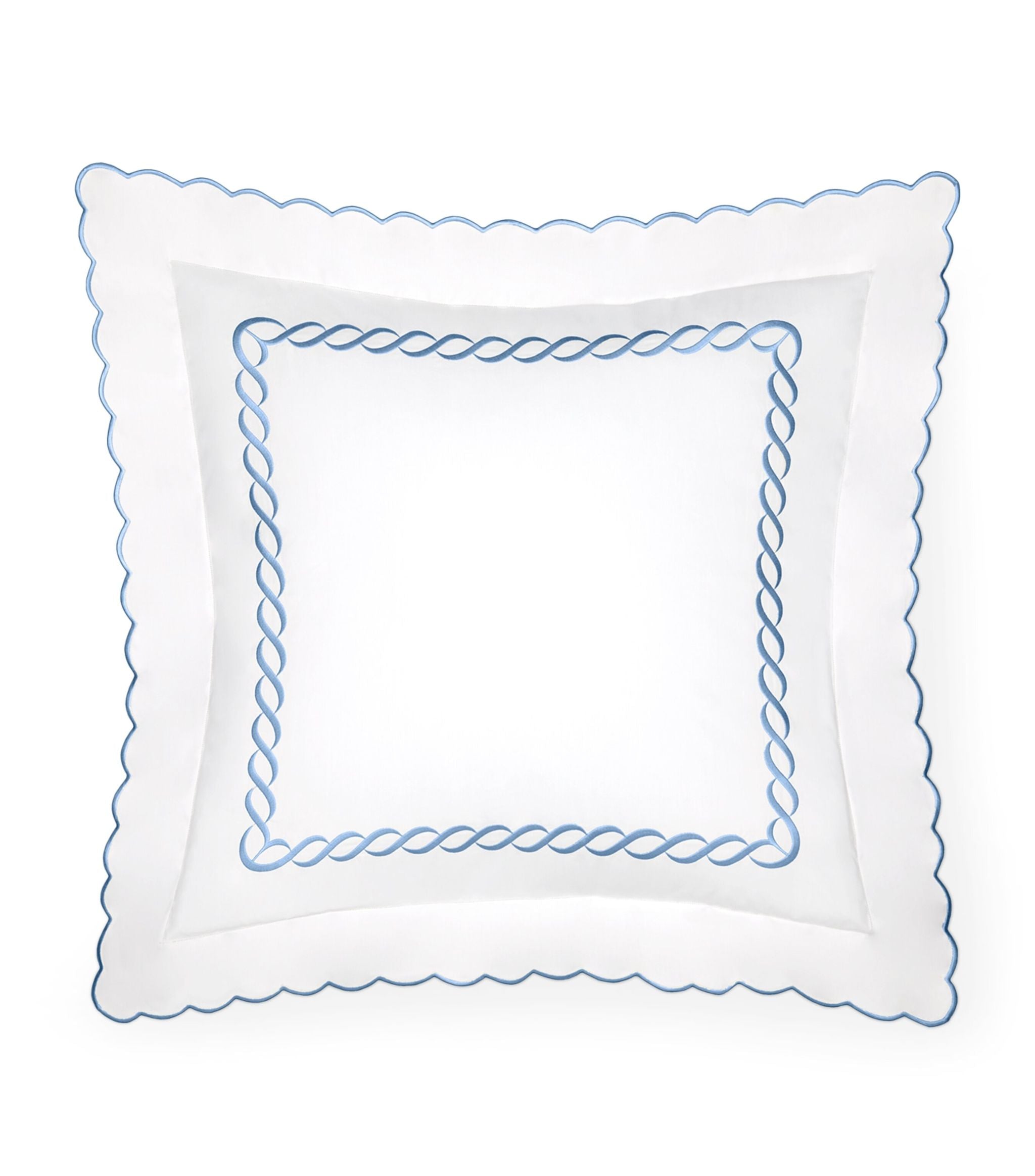 Treccia Square Oxford Pillowcase (65 x 65cm) GOODS Harrods   