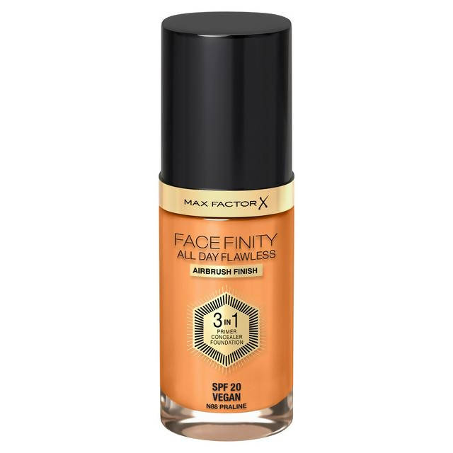 Max Factor Facefinity All Day Flawless 3in1 Foundation 88 Praline 30ml Foundation Sainsburys   