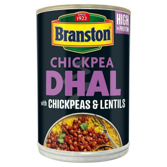 Branston Chickpea Dhal with Chickpeas & Lentils 390g Beans carrots & spinach Sainsburys   