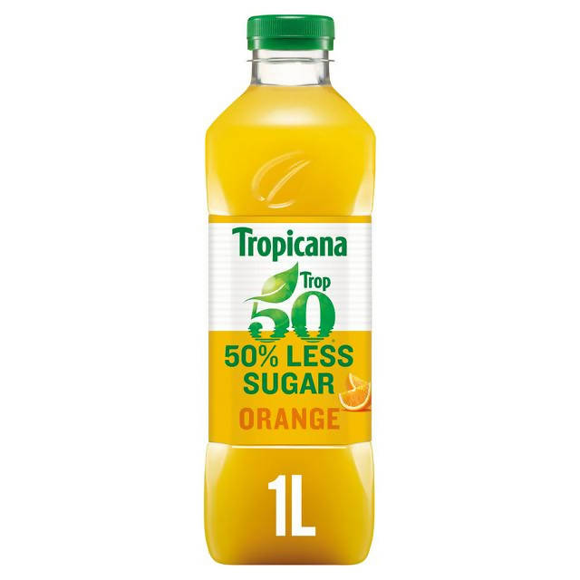 Tropicana Trop50 Orange Juice Drink 1L All chilled juice Sainsburys   