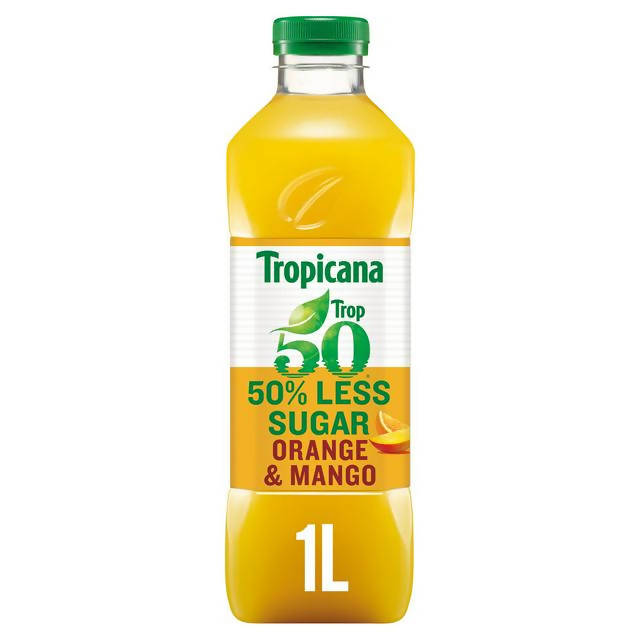 Tropicana Trop50 Orange & Mango Juice Drink 1L All chilled juice Sainsburys   