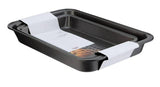 Sainsbury's Home Medium Gauge 2Pcs Roaster Set (28cm & 33Cm) bakeware Sainsburys   