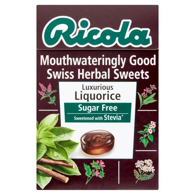 Ricola Sugar Free Liqourice Drops 45g sweets Sainsburys   