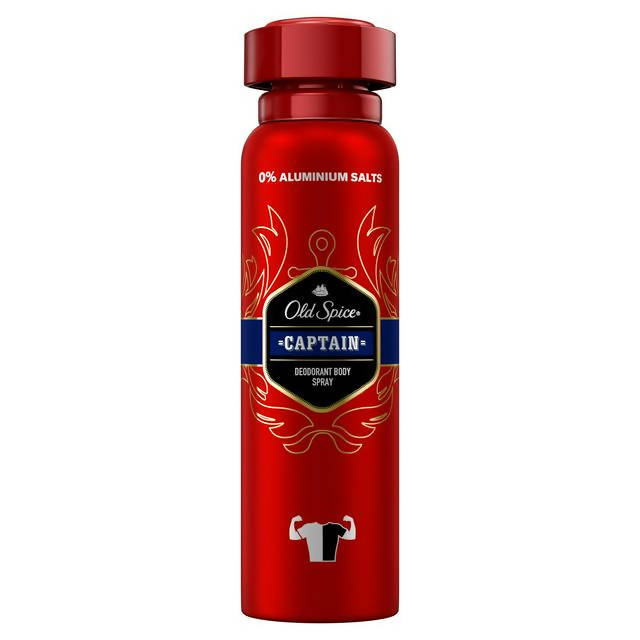 Old Spice Captain Deodorant Body Spray For Men 150ml deodorants & body sprays Boots   