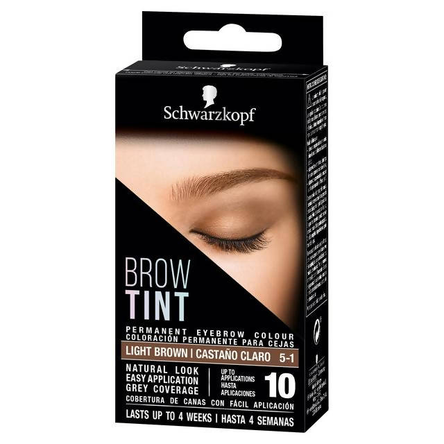 Schwarzkopf Brow Tint Light Brown 5-1 GOODS Sainsburys   