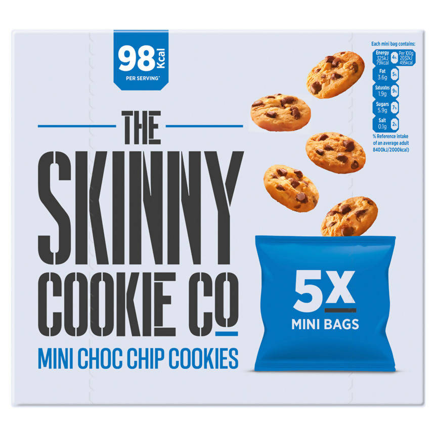 The Skinny Cookie Co Mini Choc Chip Cookies